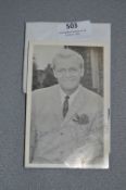 Autographed Photograph - David Whitfield