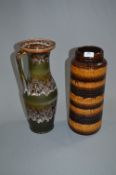Two West German Pottery Vases
