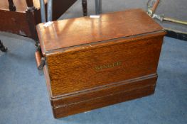 Oak Cased Singer Sewing Machine