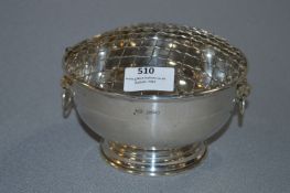Hallmarked Silver Rose Bowl - B & Co. Birmingham 1