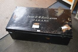 Metal Military Travel Trunk