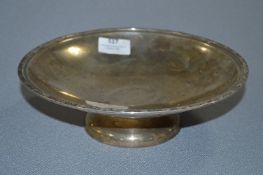 Hallmarked Silver Pedestal Dish - Sheffield 1942, Approx 469g