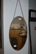 Oval Bevelled Edge Wall Mirror
