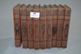 Nine Books- Punch Library of Humor