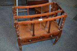 Victorian Mahogany Canterbury (At Fault)