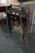 Vintage Dictaphone on Metal Stand