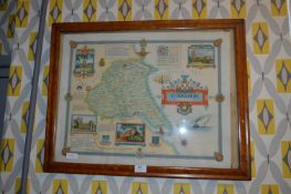 Framed Map - East Riding of Yorkshire