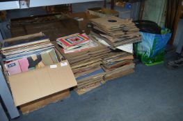 Large Collection of 78rpm Records and a Box of LP