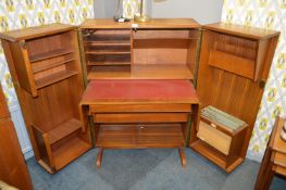 Teak Nucraft Ltd Home Office Cabinet