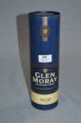 Bottle of Glen Moray Single Molt Whiskey