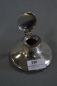 Hallmarked Silver Inkwell - London 1926