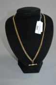9cT Gold Albert Chain - Approx 9.3g