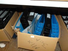 Thirty Lever Arch Folders (Black & Blue)