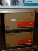 *Two Boxes of 500 C5 Manila Press Seal Window Enve
