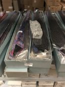 *Four Boxes of 25 Pure Silk Ties