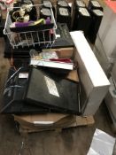 *Pallet Containing Computer Monitors, Folders, Aer