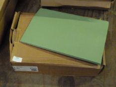 *Box of 25 Twin Pocket Wallets (Green)