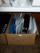 *Box of 50 Assorted Ring Binders (White, Black and