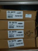 *100 Sets of A4 Ten Part Dividers (White)