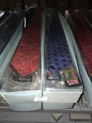*Four Boxes of 25 Pure Silk Ties