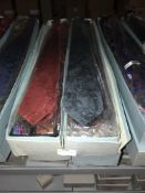 *Four Boxes of 25 Pure Silk Ties