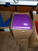 *Box of 15 Ring Binders (Purple)
