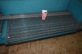 *Four Teir Grey Painted Cold Room Storage Rack 150