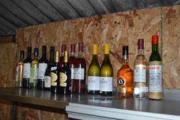 *Fifteen Bottles of Wines, Sambuca, Syrups, etc.