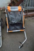 Child Carrying Bike Trailer (Orange & Grey)