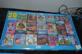 *Box of 20 Disney Puzzels