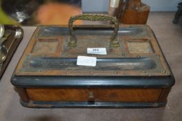 Victorian Brass Bound Ink Stand