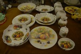 Aynsley Pottery Orchard Gold Dinnerware and Vases