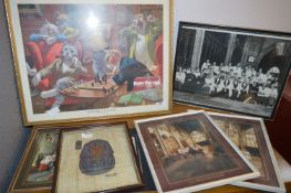 Humorous Cat Print and Photo Frames