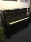 Pohlmann Walnut Cased Upright Piano