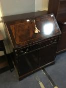 Reproduction Mahogany Bureau