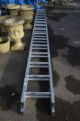 Aluminium Extending Ladder 14'6