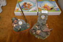 Two Declan's Finnians Blarney Stone Figures - Cloc