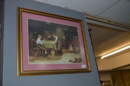 Gilt Framed Print - Victorian Children