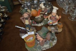 Four Declan's Finnians Figurines