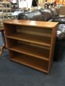 Teak Three Height Bookcase