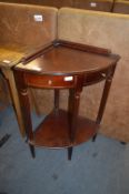 Mahogany Corner Table