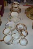 Selection of Floral Patterned Part Tea Sets
