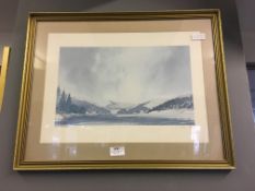 Limited Edition Print - Over the Derbyshire Dams,