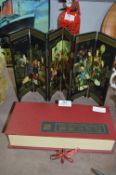 Japan Lacquered Decorative Screen