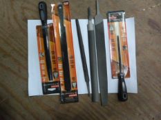 *Seven Assorted Simonds Files Including Round, Tri