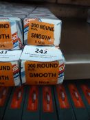 *Two Boxes of Five 300m Round Smooth Files
