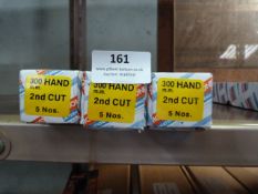 *Three Boxes Containing Five 300mm Hand Second Cut