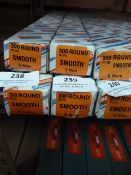 *Two Boxes of Five 300m Round Smooth Files