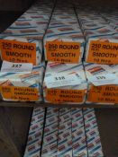 *Two Boxes of Ten 250mm Round Smooth Files