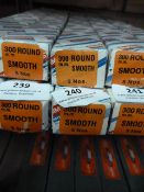 *Two Boxes of Five 300m Round Smooth Files